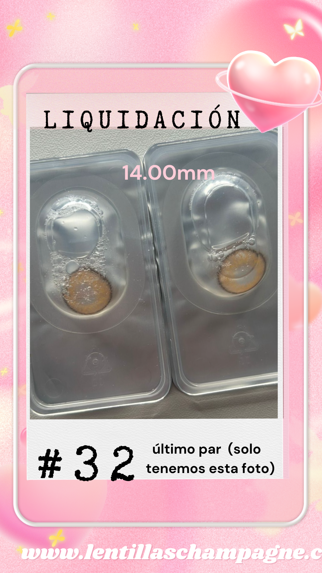 1 PAR DE LENTILLAS POR TAN SOLO 11.99 EUROS