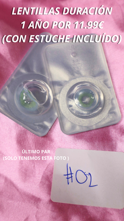 1 PAR DE LENTILLAS POR TAN SOLO 11.99 EUROS