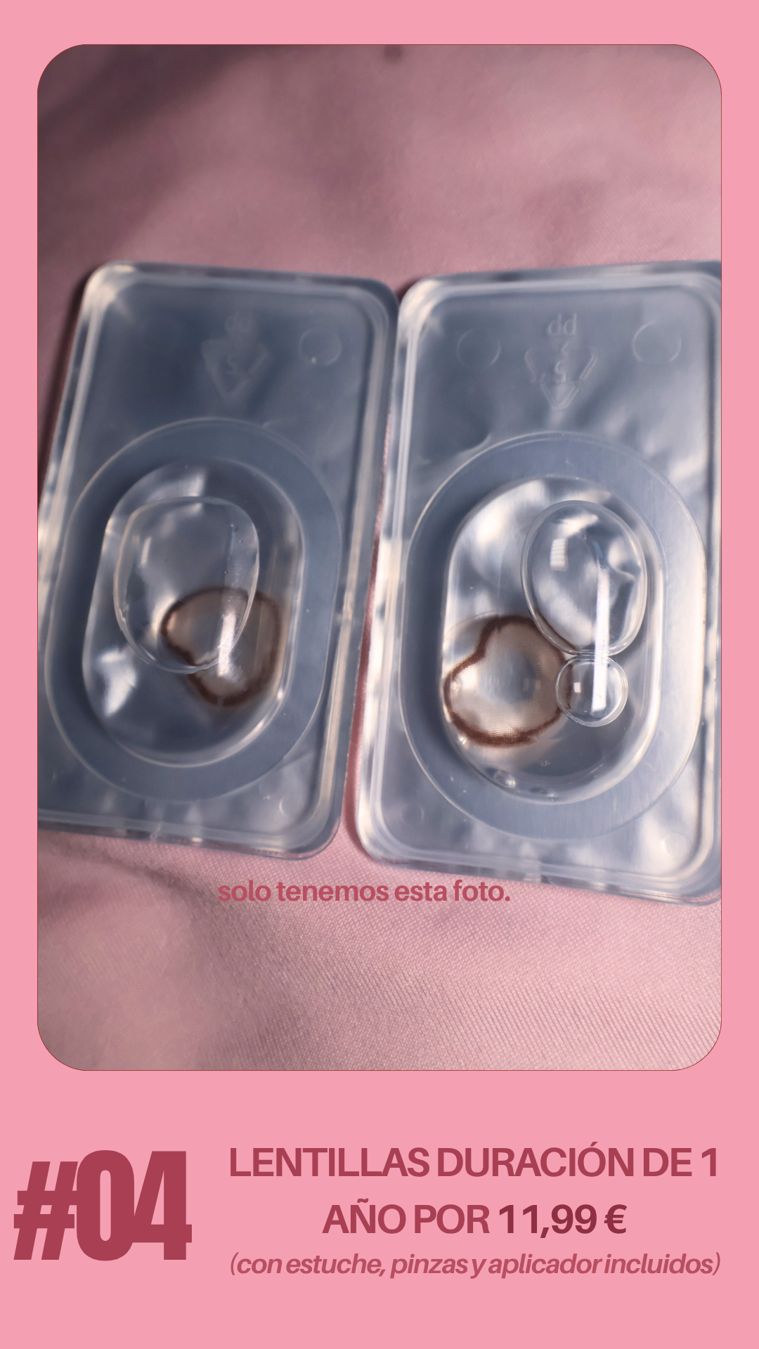 1 PAR DE LENTILLAS POR TAN SOLO 11.99 EUROS