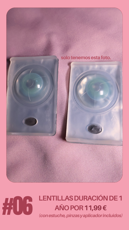 1 PAR DE LENTILLAS POR TAN SOLO 11.99 EUROS
