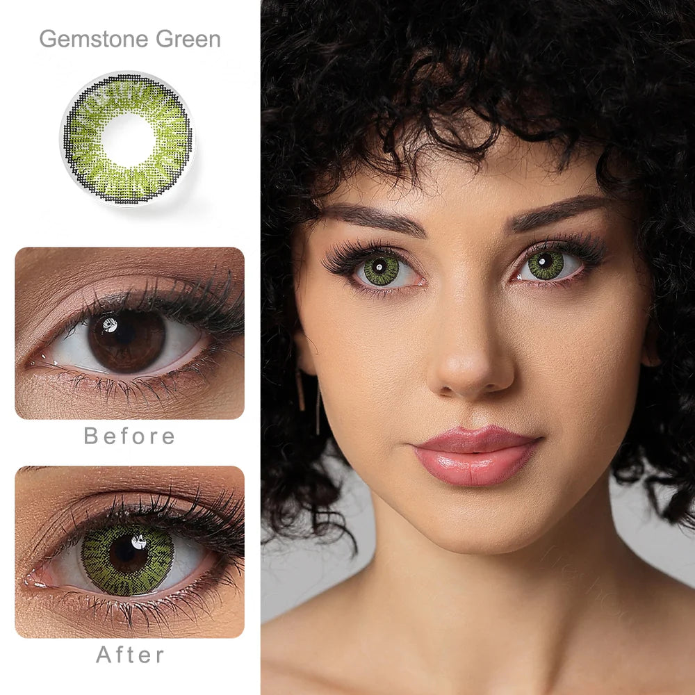 3 TONE GEM GREEN