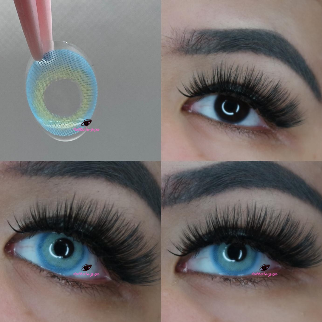 BARBIE SKY BLUE - LENTILLAS CHAMPAGNE