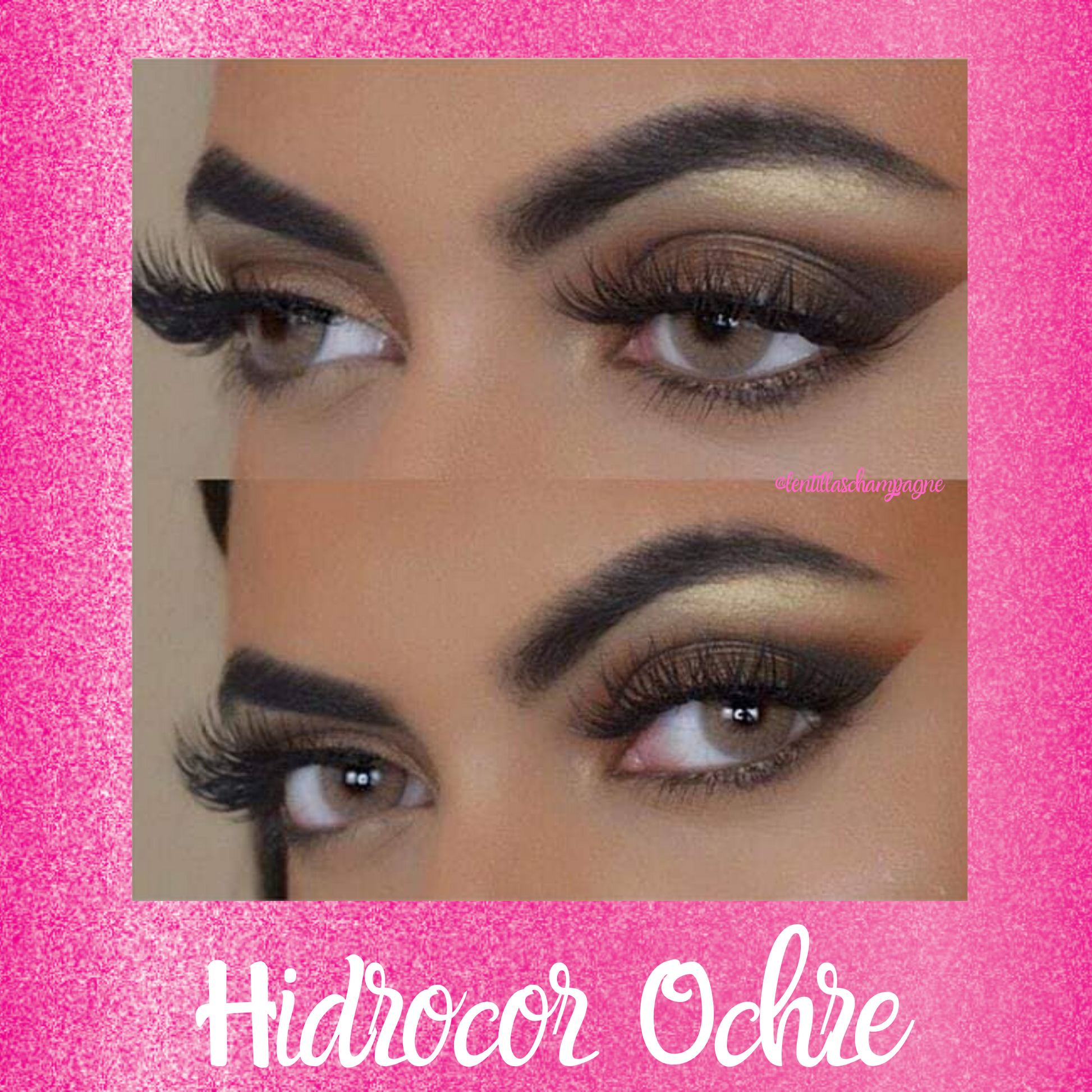 HIDROCOR OCHRE - LENTILLAS CHAMPAGNE