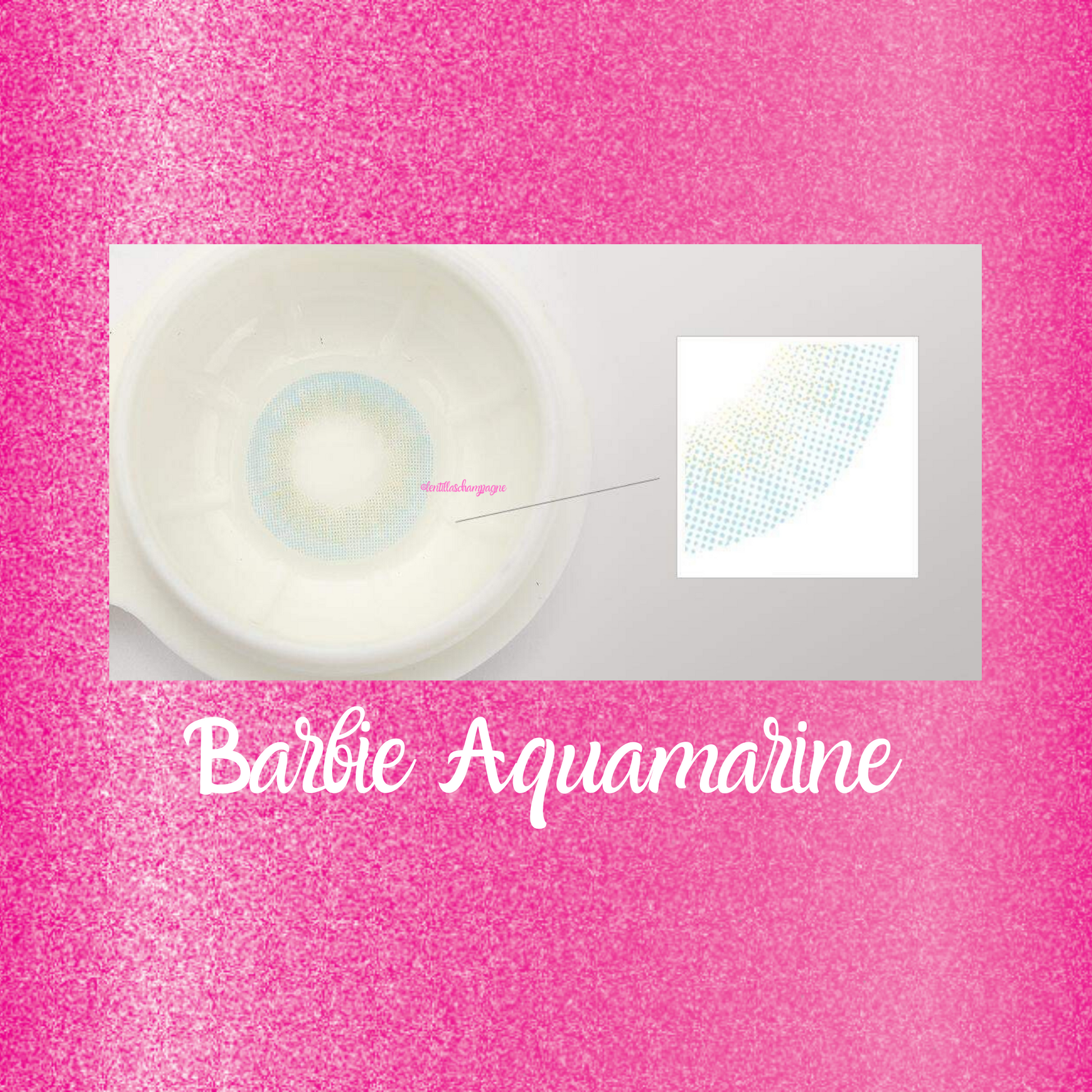 BARBIE AQUAMARINE - LENTILLAS CHAMPAGNE