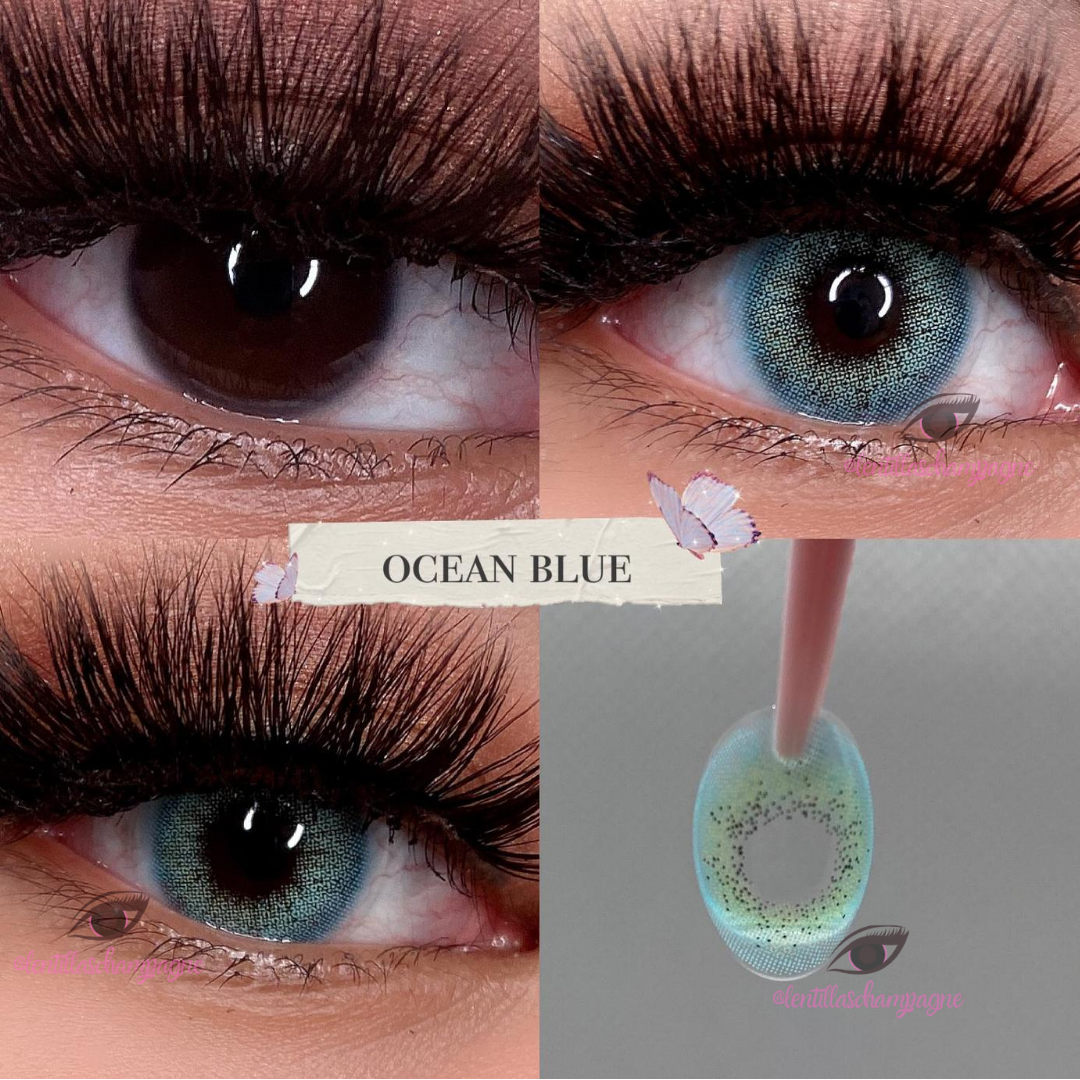 OCEAN BLUE - LENTILLAS CHAMPAGNE