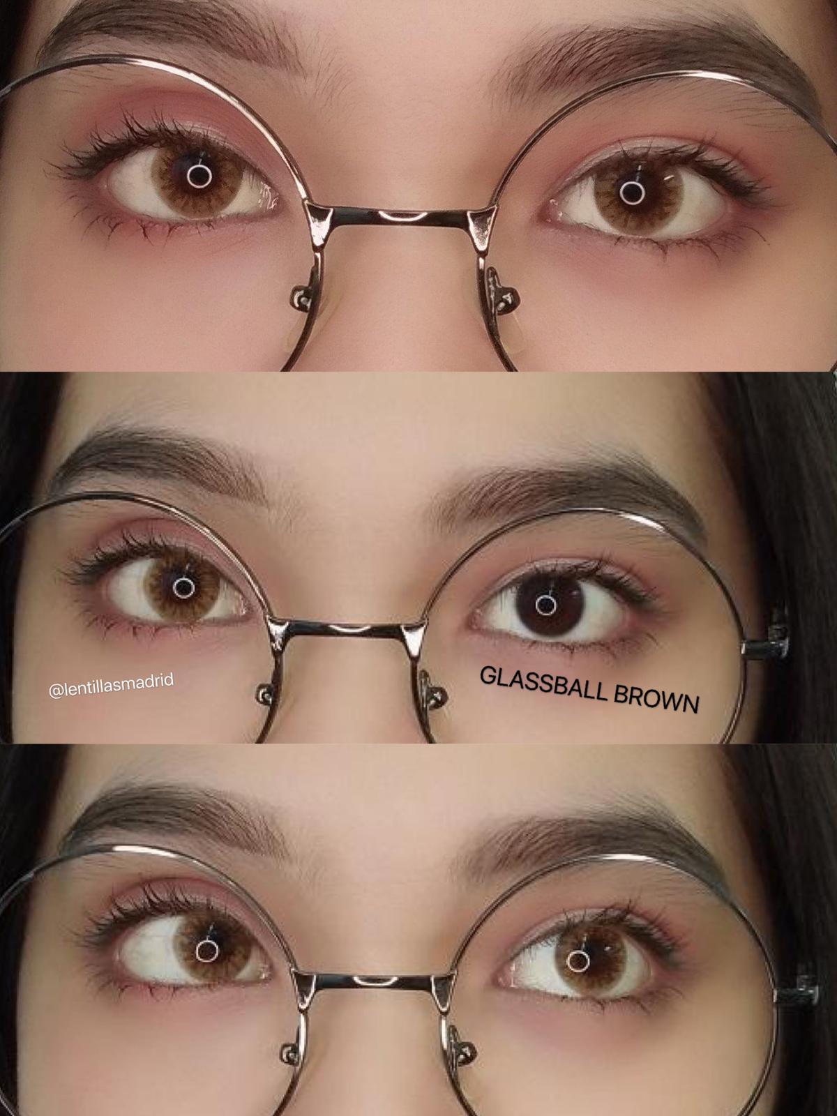 GLASSBALL BROWN - LENTILLAS CHAMPAGNE